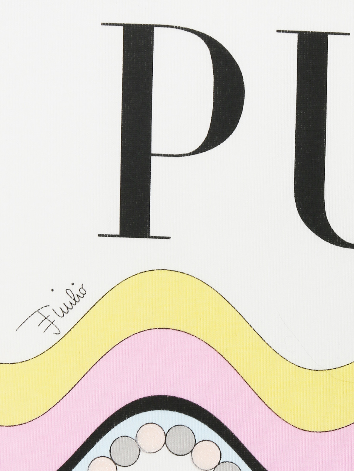 Платье трикотажное с принтом Emilio Pucci  –  Деталь  – Цвет:  Мультиколор