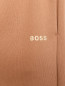 Трикотажные брюки из смешанного хлопка Hugo Boss  –  Деталь