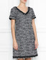Платье-мини с короткими рукавами Moschino Boutique  –  МодельВерхНиз