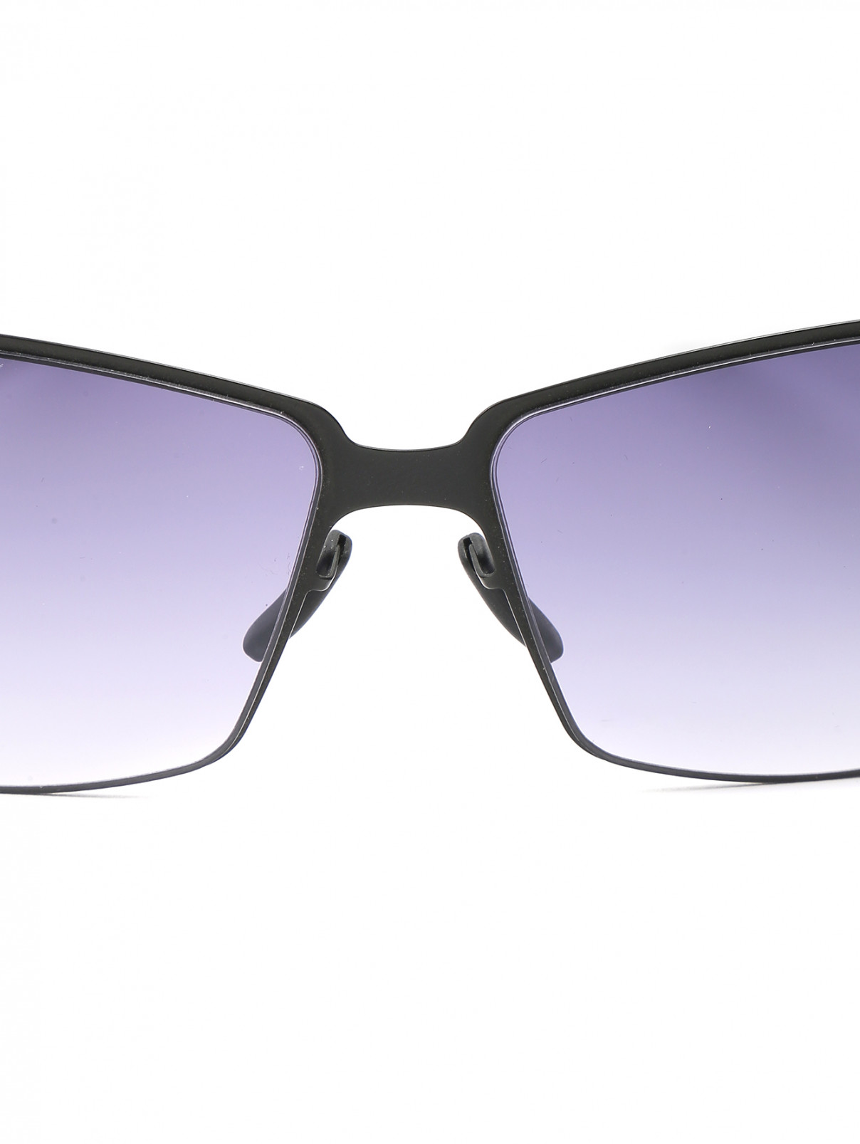 Солнцезащитные очки в металлической оправе ic! berlin  –  Деталь1  – Цвет:  Черный