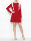 Платье-мини с контрастной отделкой Red Valentino  –  МодельОбщийВид