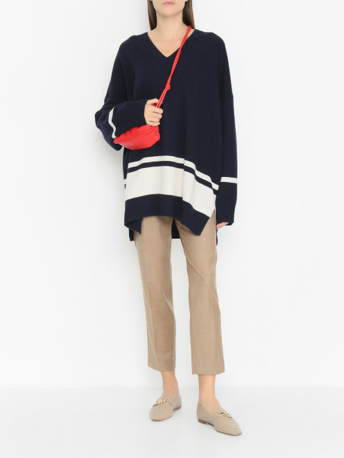 Джемпер из шерсти с V-образным вырезом Weekend Max Mara - МодельОбщийВид