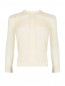 Блуза из шелка, декорированная кружевом Junior Gaultier  –  Общий вид