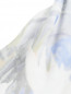 Платье-мини из шелка с цветочным узором Emporio Armani  –  Деталь
