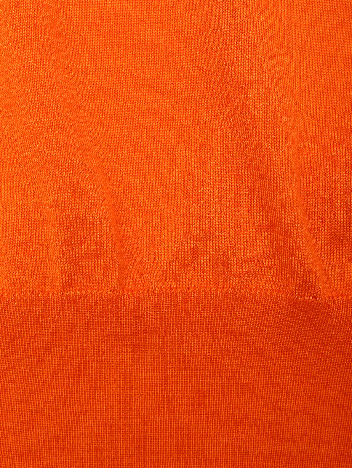 Джемпер из кашемира и шелка Malo  –  Деталь  – Цвет:  Оранжевый