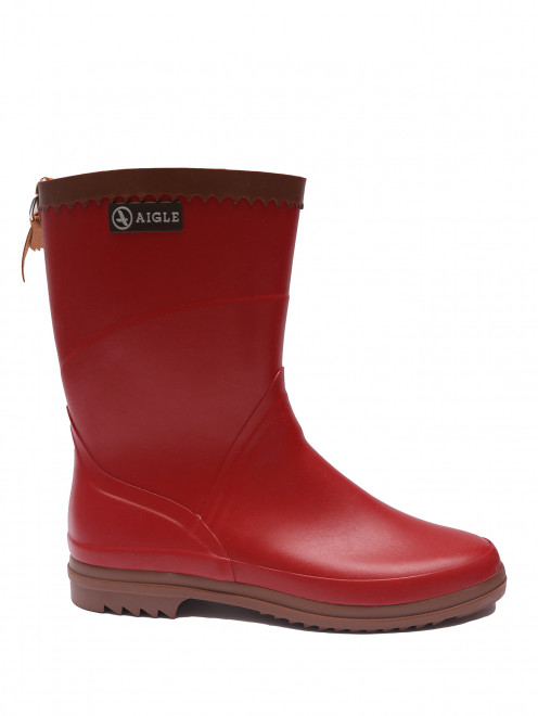 Резиновые ботинки с логотипом Aigle 1853 - Обтравка1