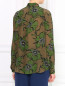 Блуза из шелка с цветочным узором Sportmax Code  –  Модель Верх-Низ1