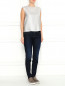 Узкие джинсы из темного денима со средней посадкой Armani Jeans  –  Модель Общий вид