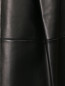 Юбка из кожи с боковыми карманами S Max Mara  –  Деталь