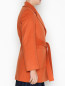 Укороченное пальто из шерсти с поясом Max&Co  –  МодельВерхНиз2
