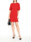 Трикотажное платье с декоративной вставкой из сетки Red Valentino  –  МодельОбщийВид