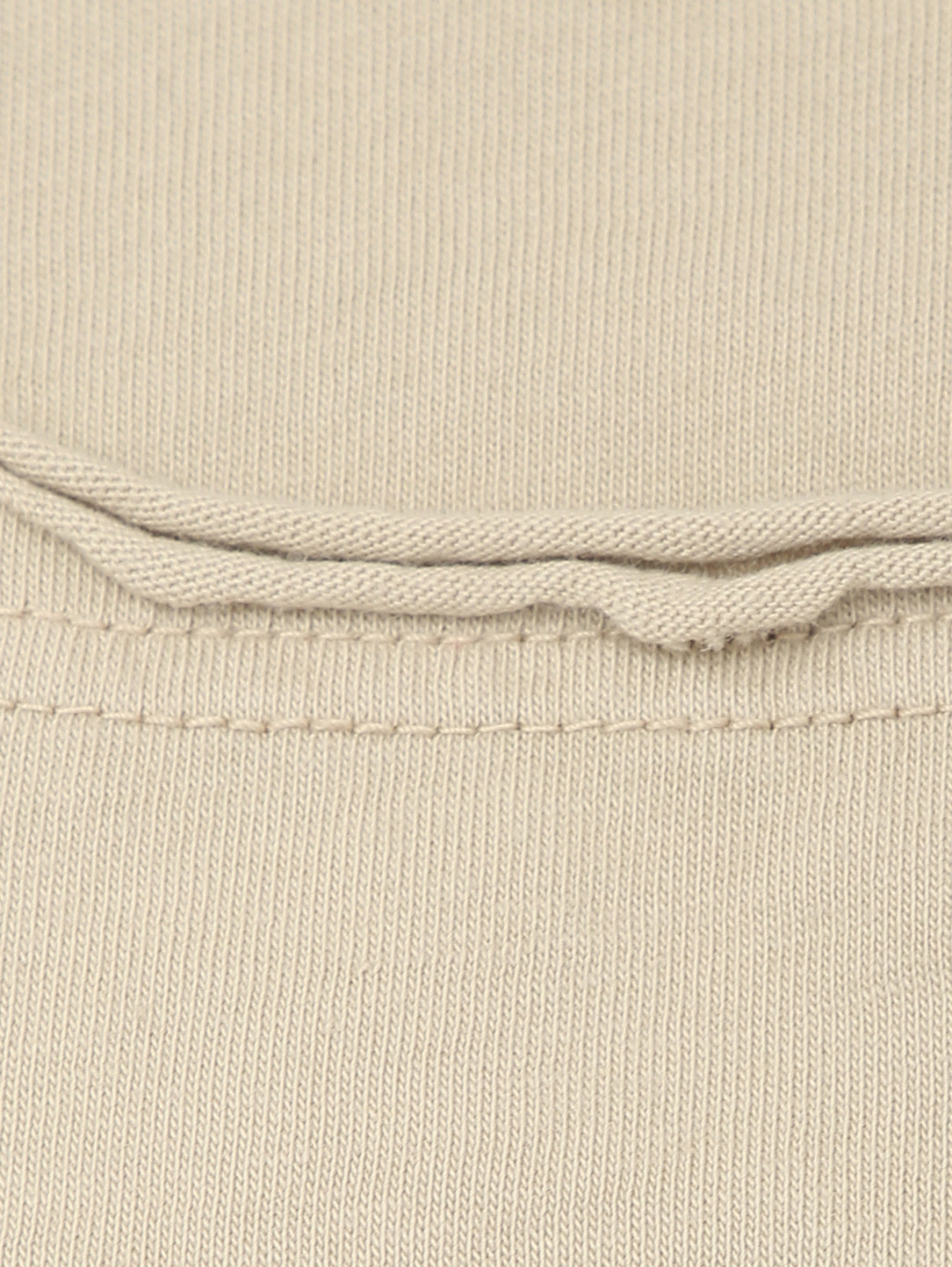 Однотонная футболка с карманом Il Gufo  –  Деталь1  – Цвет:  Бежевый