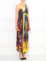 Платье-макси с абстракным узором Jean Paul Gaultier  –  Модель Верх-Низ