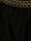 Юбка-трапеция декорированная металлической фурнитурой Moschino  –  Деталь
