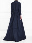 Платье-макси из шелка на пуговицах Carolina Herrera  –  МодельВерхНиз1