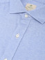 Рубашка из хлопка однотонная Borrelli  –  Деталь