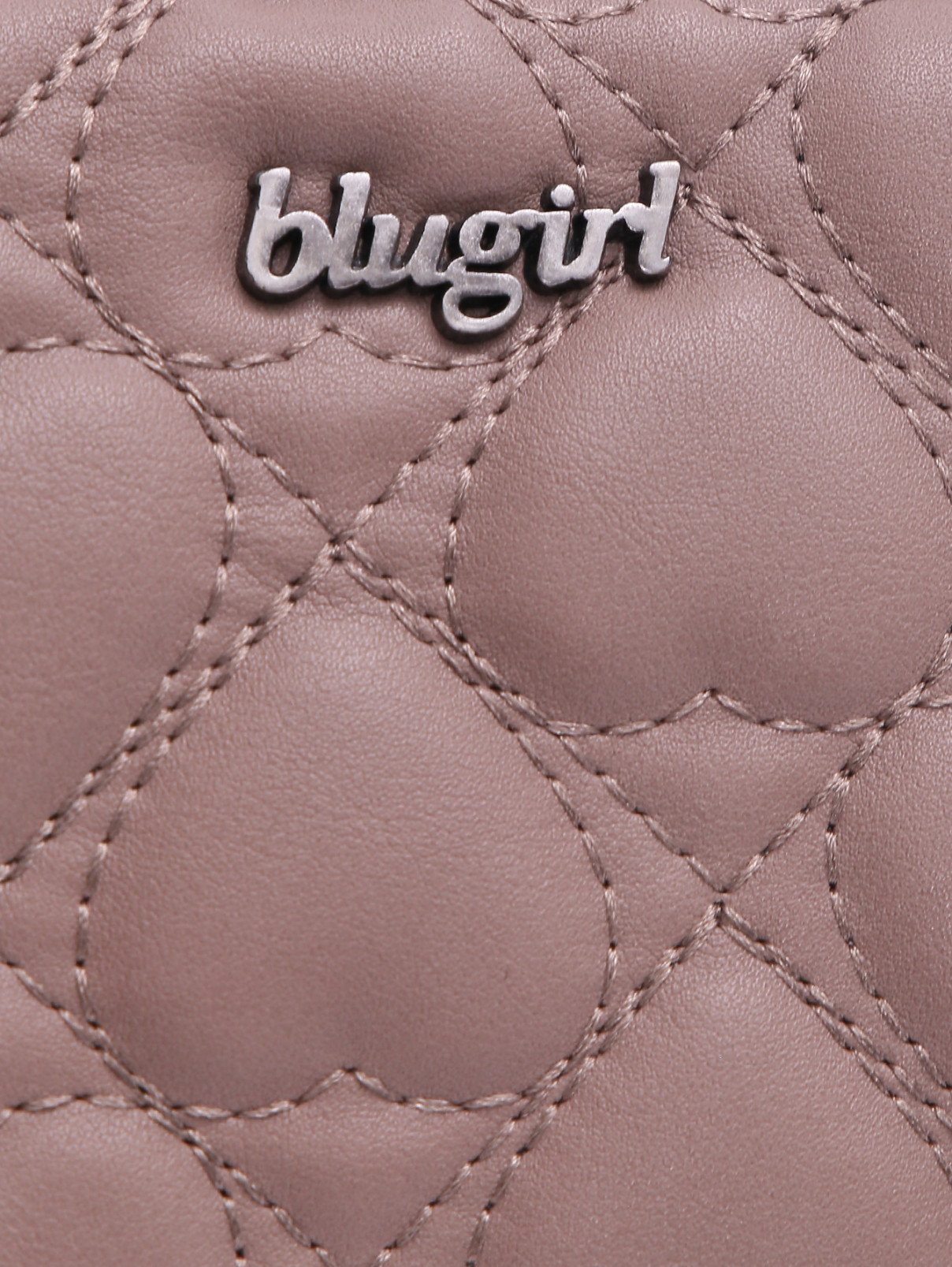 Стеганый кошелек на молнии BLUGIRL BAGS  –  Деталь  – Цвет:  Бежевый