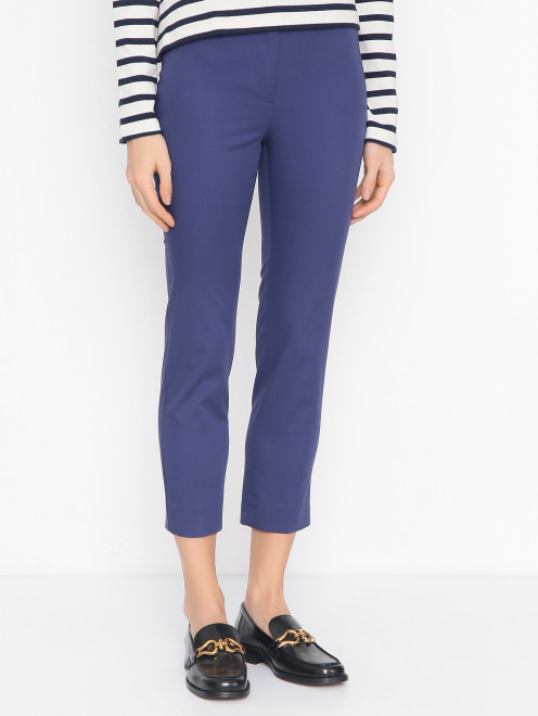 Брюки из хлопка с карманами Weekend Max Mara - МодельВерхНиз