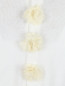 Кардиган из хлопка декорированный текстильными цветами MiMiSol  –  Деталь