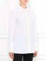 Блуза из хлопка с декоративной отделкой Sportmax  –  Модель Верх-Низ
