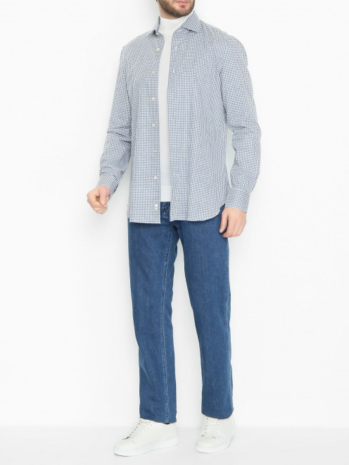 Джемпер из шерсти и шелка Piacenza Cashmere - МодельОбщийВид