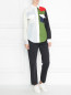 Рубашка из хлопка с контрастной отделкой Calvin Klein 205W39NYC  –  МодельОбщийВид