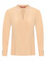 Блуза из шелка с золотистой фурнитурой Max Mara  –  Общий вид
