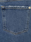 Укороченные джинсы с необработанным краем 7 For All Mankind  –  Деталь