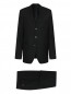 Костюм однобортный из шерсти Corneliani  –  Общий вид