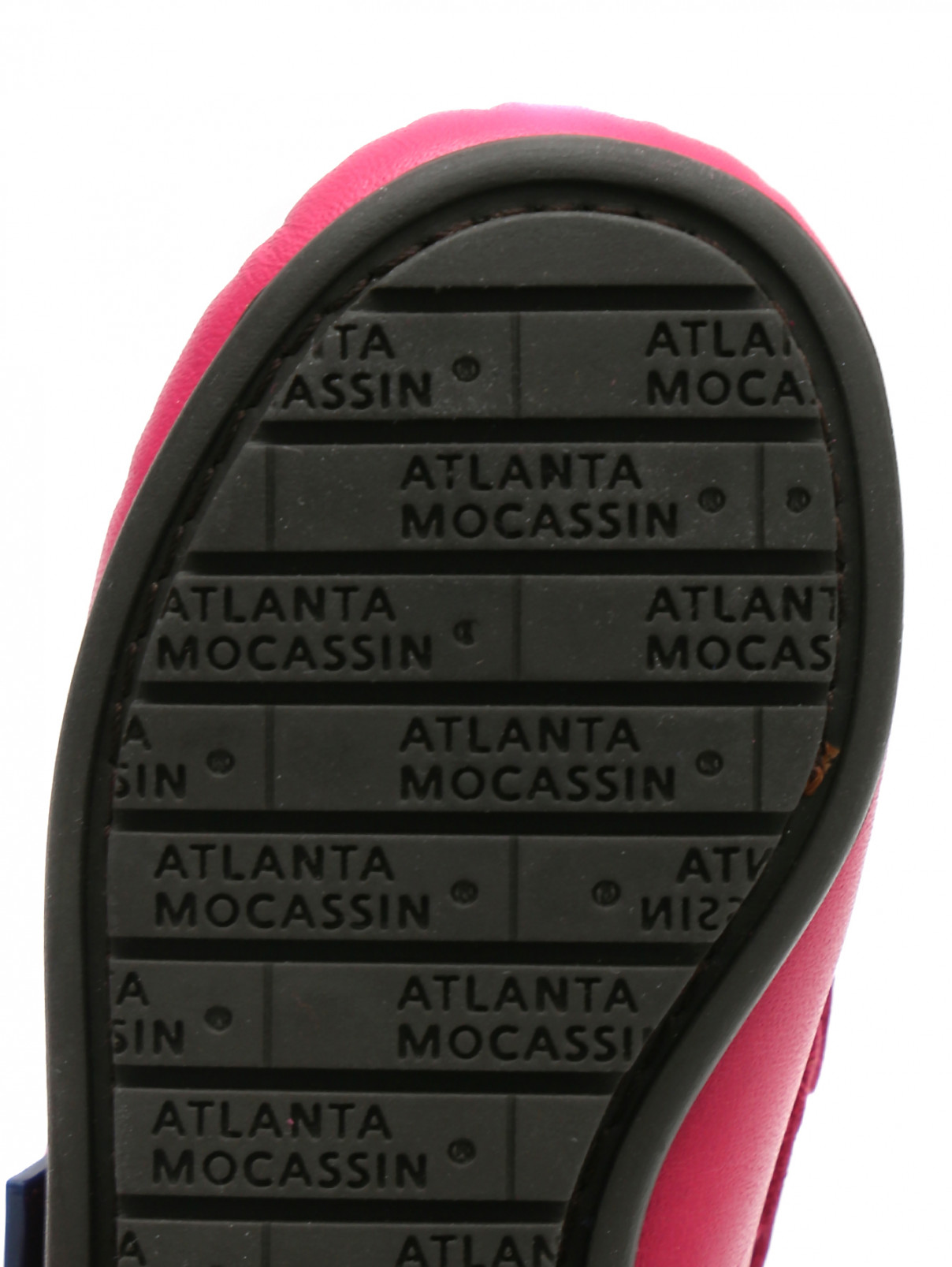 Мокасины классические из кожи Atlanta Mocassin  –  Обтравка4  – Цвет:  Розовый