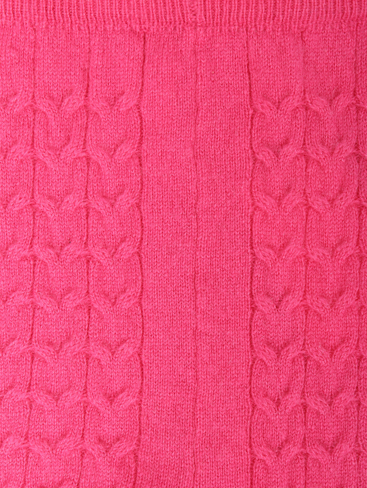 Легинсы из кашемира с узорной вязкой Tomax  –  Деталь1  – Цвет:  Розовый