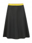Шерстяная юбка с узором на поясе Moschino Couture  –  Общий вид