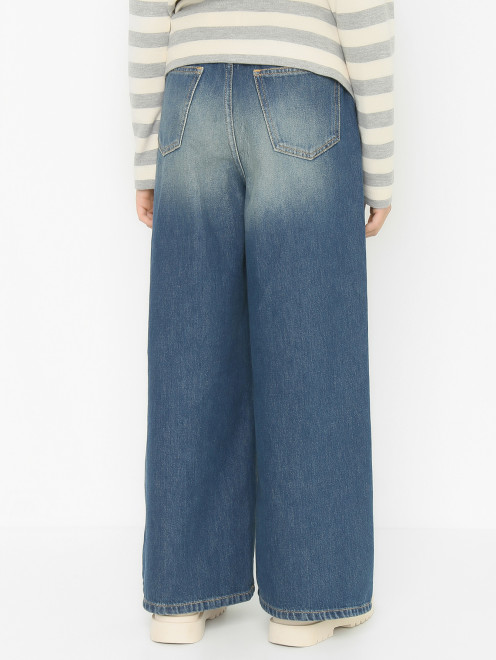 Широкие джинсы на завязках - МодельВерхНиз1