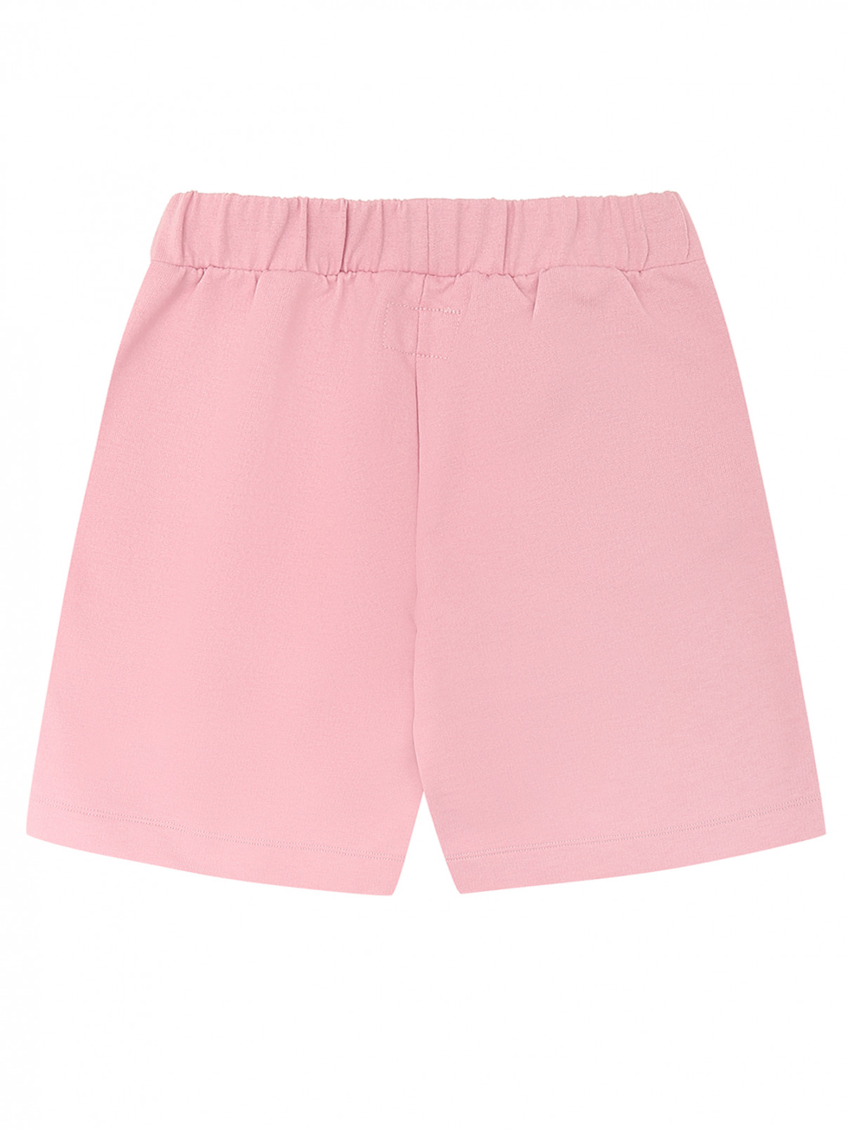 Однотонные брюки с карманами Il Gufo  –  Общий вид  – Цвет:  Розовый
