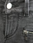 Хлопковые джинсы с потертостями и боковыми карманами Barbara Bui  –  Деталь