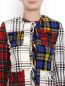 Жакет из шерсти с узором "клетка" и накладными карманами Moschino Couture  –  Модель Общий вид1