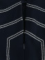 Узкие трикотажные брюки с декоративной отстрочкой Love Moschino  –  Деталь1