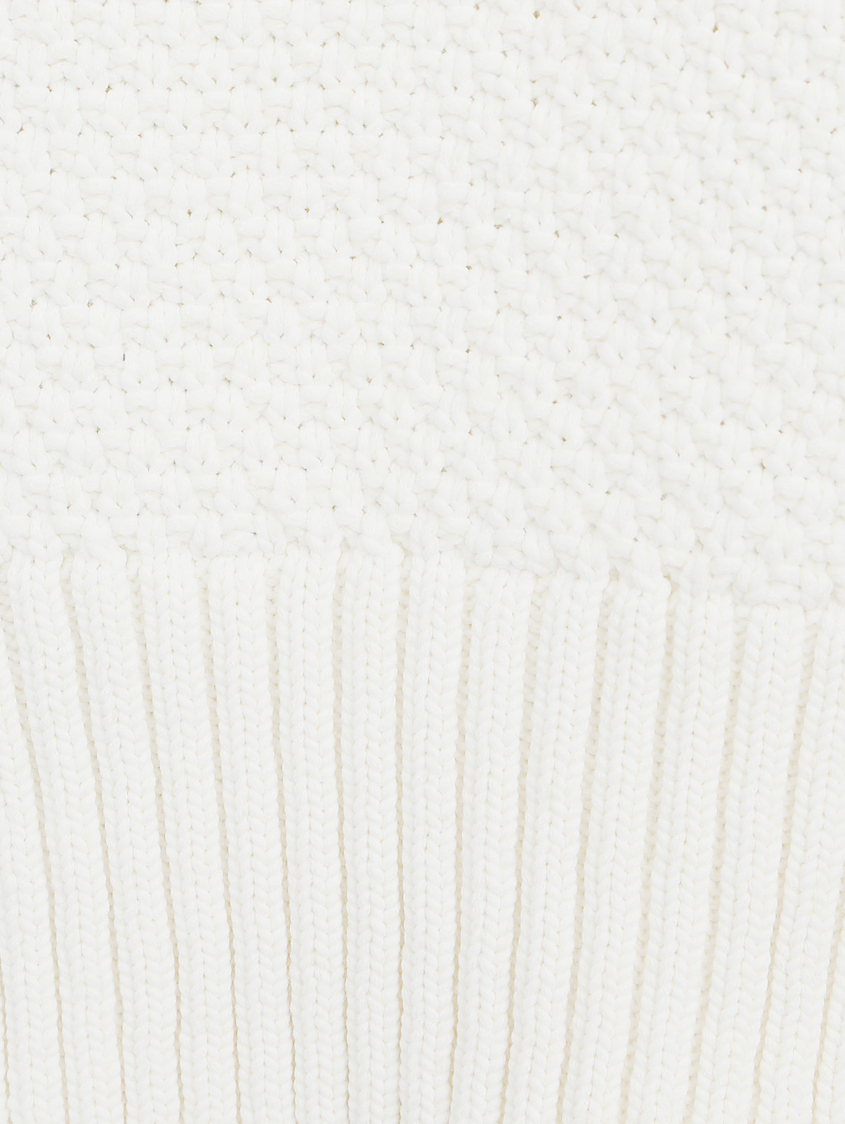 Удлиненный топ крупной вязки DKNY  –  Деталь1  – Цвет:  Белый