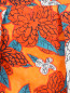 Юбка-миди из хлопка с цветочным узором с боковыми карманами Max&Co  –  Деталь1
