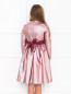 Платье из ткани ламэ с поясом Il Gufo  –  МодельВерхНиз1