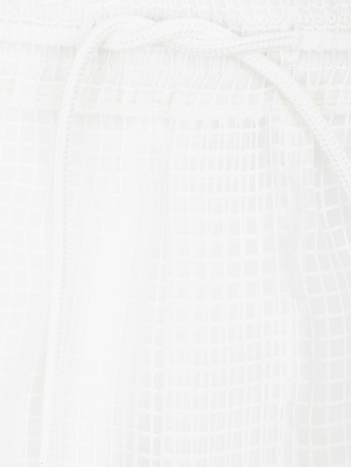 Прозрачные брюки на резинке Maison Margiela  –  Деталь1  – Цвет:  Белый