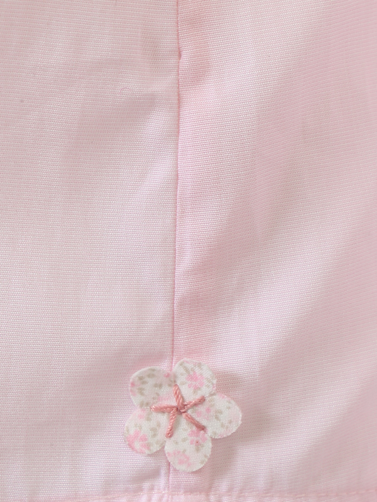 Хлопковая блуза с оборками Aletta Couture  –  Деталь1  – Цвет:  Розовый