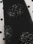 Платье-футляр из шерсти с вставкой из прозрачной ткани и узором "горох" Emanuel Ungaro  –  Деталь