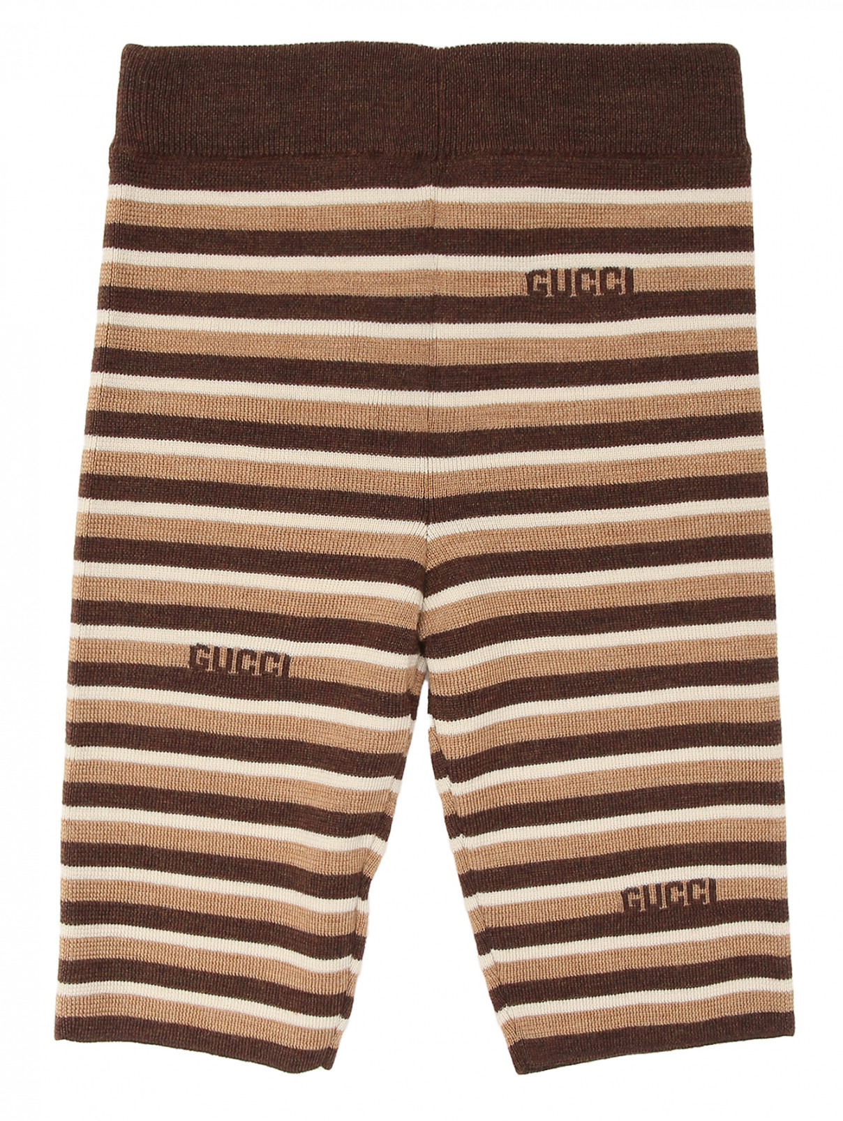Трикотажные брюки в полоску Gucci  –  Обтравка1  – Цвет:  Узор