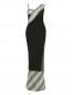 Платье-макси из шелка с узором "полоска" Jean Paul Gaultier  –  Общий вид