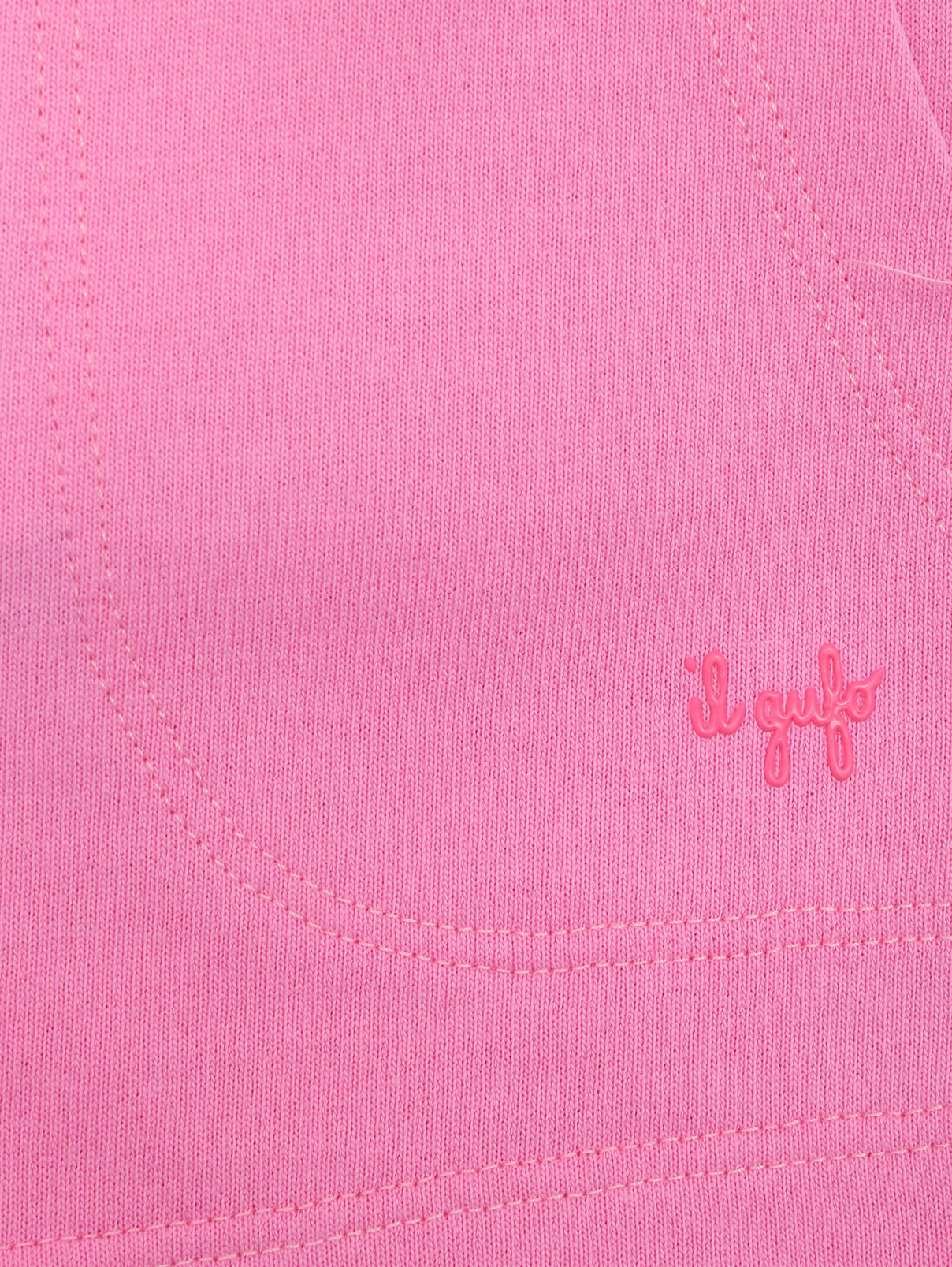 Хлопковые шорты на резинке Il Gufo  –  Деталь  – Цвет:  Розовый