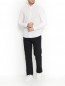 Рубашка из хлопка с вышивкой Calvin Klein  –  МодельОбщийВид