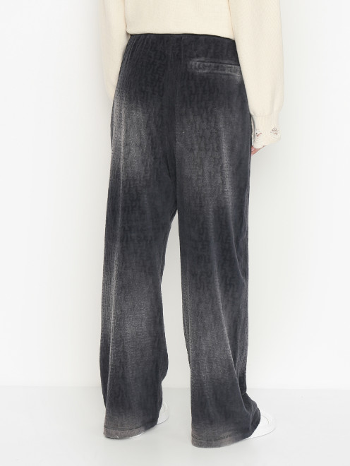 Велюровые брюки с узором - МодельВерхНиз1