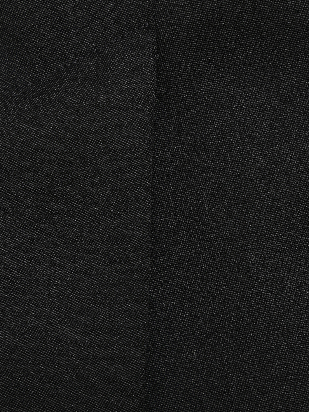 Юбка из шерсти с карманами Moschino  –  Деталь  – Цвет:  Черный