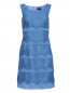 Платье из шелка с кружевной отделкой Luisa Spagnoli  –  Общий вид